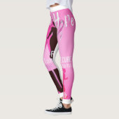 Denk aan roze borstkankersensitiviteit leggings (Links)