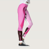 Denk aan roze borstkankersensitiviteit leggings (Rechts)