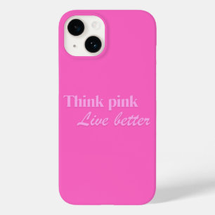 Denk aan roze iPhone hoesje