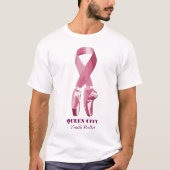 Denk aan roze QCYB T-shirt (Voorkant)