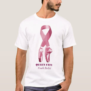Denk aan roze QCYB T-shirt