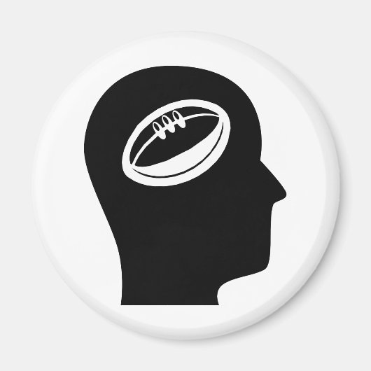Denk aan Rugby Magneet (Voorkant)