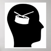 Denk aan Snare Drum Poster (Voorkant)