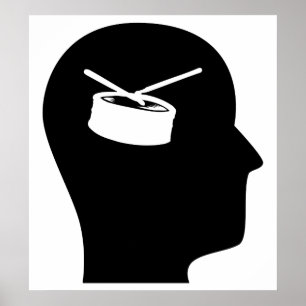 Denk aan Snare Drum Poster