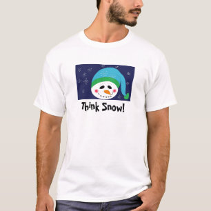 Denk aan sneeuw t-shirt