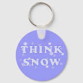 Denk aan sneeuwSleutelhanger Sleutelhanger (Voorkant)