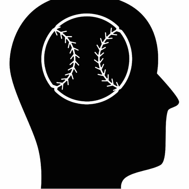 Denk aan Softball Fotobeeldje Ornament (Voorkant)