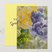 Denk aan Spring Flat Kaart (Voorkant / Achterkant)