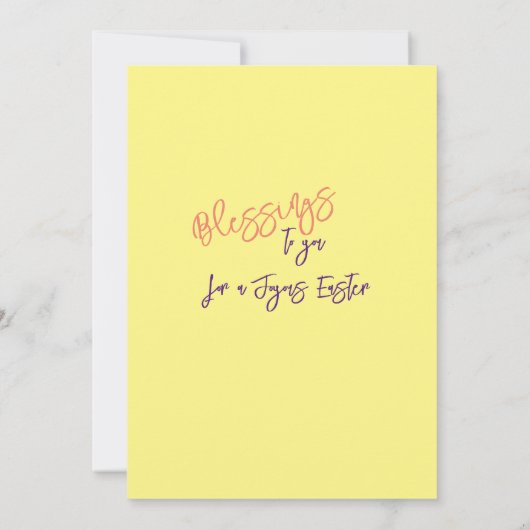 Denk aan Spring Flat Kaart (Achterkant)