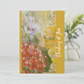 Denk aan Spring Flat Note Kaart (Staand voorkant)