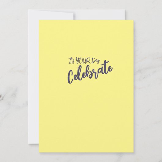 Denk aan Spring Flat Note Kaart (Achterkant)