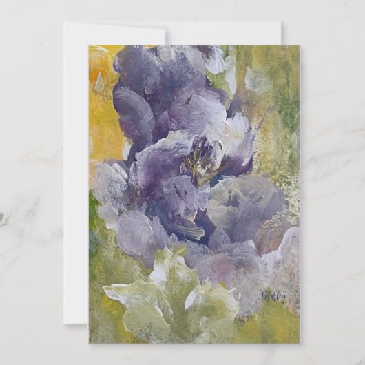 Denk aan Spring Flat Note Kaart (Voorkant)