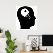 Denk aan Tennis Poster (Thuiskantoor)