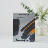 DENK AAN U BRIEFKAART (Staand voorkant)