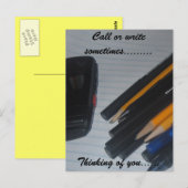 DENK AAN U BRIEFKAART (Voorkant / Achterkant)