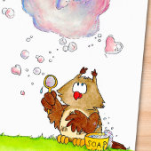 DENK AAN U briefkaart van Nicole Janes