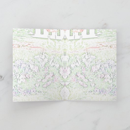 Denk aan U Chartreux Garden Pastel Kaart (Binnen)