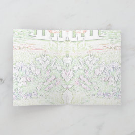 Denk aan U Chartreux Garden Pastel Kaart