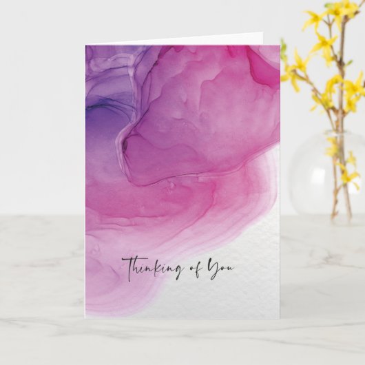 Denk aan u - De Groetings-kaart Kaart (Gele Bloem)