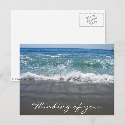 Denk aan u/Enig Occasies_ Briefkaart (Voorkant / Achterkant)