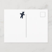 Denk aan u - Funny Sarcastic Voodoo Doll Briefkaart (Achterkant)