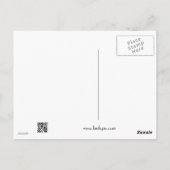 Denk aan u - Gele Daisy Briefkaart (Achterkant)