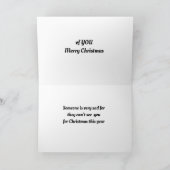 DENK AAN **U* IN CHRISTMAS FEESTDAGEN KAART (Binnen)