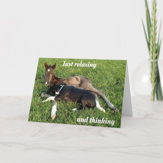 DENK AAN **U* IN CHRISTMAS FEESTDAGEN KAART (Voorkant)