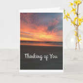 DENK AAN "U" IN CHRISTMAS KAART (Gele Bloem)