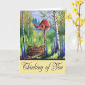 DENK AAN U KAART (Gele Bloem)