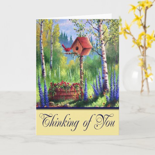 DENK AAN U KAART (Gele Bloem)