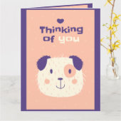 DENK AAN U KAART (Gele Bloem)