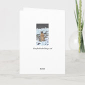 Denk aan U Midwest Herfst en Winter Kaart (Achterkant)