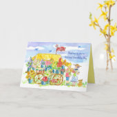 Denk aan u op de nationale feestdag vrouwen kaart (Gele Bloem)