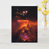 Denk aan u - Star Cluster Pismis 24 Kaart (Gele Bloem)