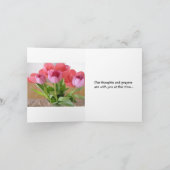 Denk aan u - sympathie kaart (Binnen)