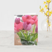 Denk aan u - sympathie kaart (Gele Bloem)