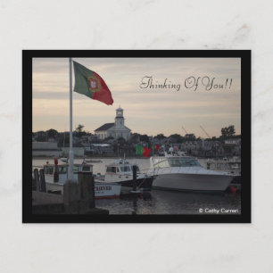 Denk aan u uit de provincie Massachusetts Briefkaart