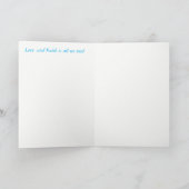 Denk aan u/Wenskaart Kaart (Binnen)