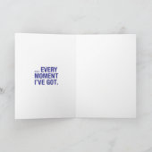 Denk aan u - Wenskaart Kaart (Binnen)