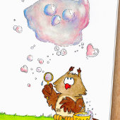 DENK AAN U wenskaart van Nicole Janes Kaart