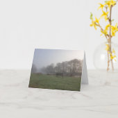 DENK AAN U - Winterochtendwandeling in het park Kaart (Gele Bloem)