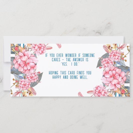 Denk aan uw 4-inch x 9-inch Wenskaart (Achterkant)