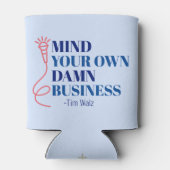 Denk aan uw bedrijf blikjeskoeler (Achterkant)