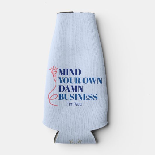 Denk aan uw bedrijf flesjeskoeler (Voorkant)