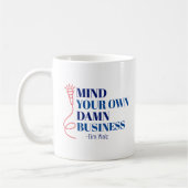 Denk aan uw bedrijf koffiemok (Links)