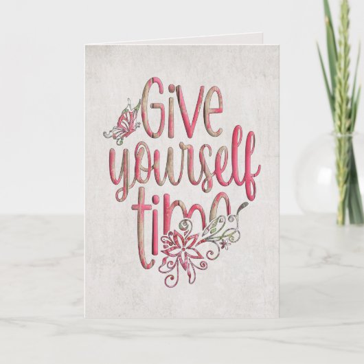 Denk aan uw citaat kaart (Voorkant)