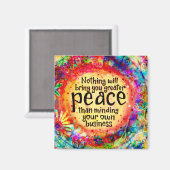 Denk aan uw eigen zakelijke artistieke magneet (Voorkant / Achterkant)