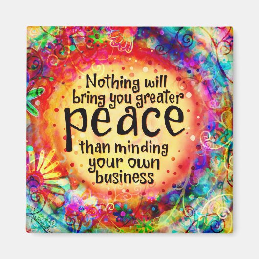 Denk aan uw eigen zakelijke artistieke magneet (Voorkant)