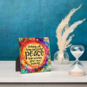 Denk aan uw eigen zakelijke vrede fotoplaat (Insitu)